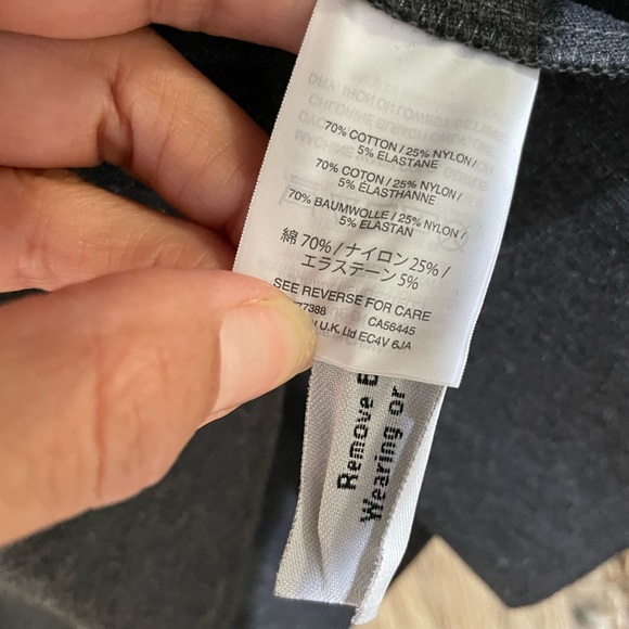 🩶 NWT J Crew ponte top charcoal gray sz XS 🩶 - Picture 5 of 9